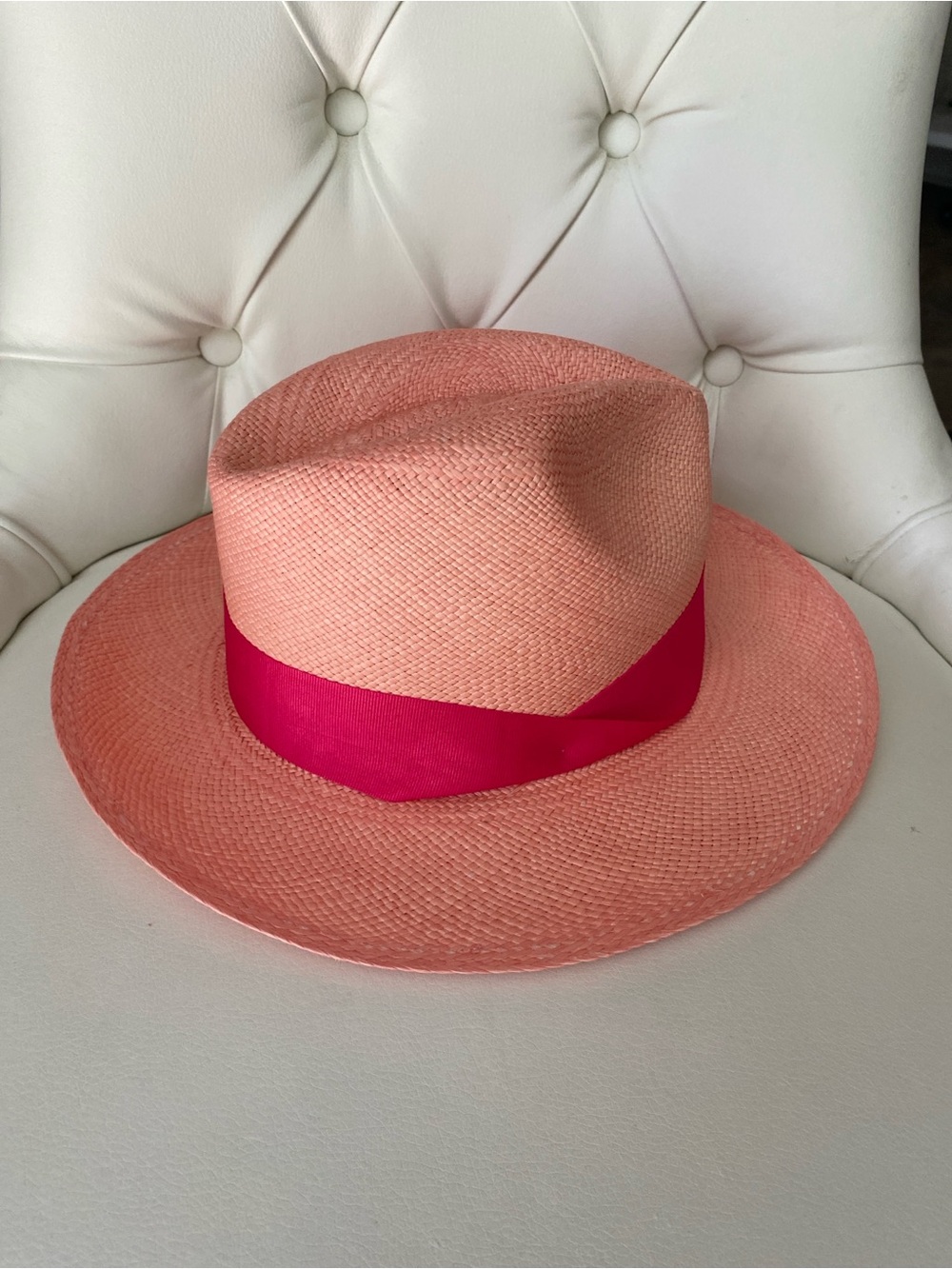 😍Sensi Studio Classic Panama Hat with Pink Band